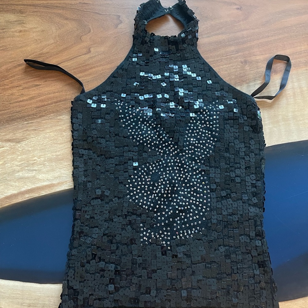 Playboy Sequin Halter Top